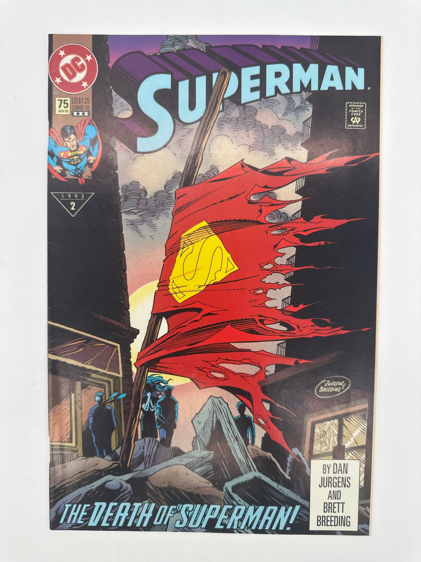 Superman #75 (Third Printing) VF