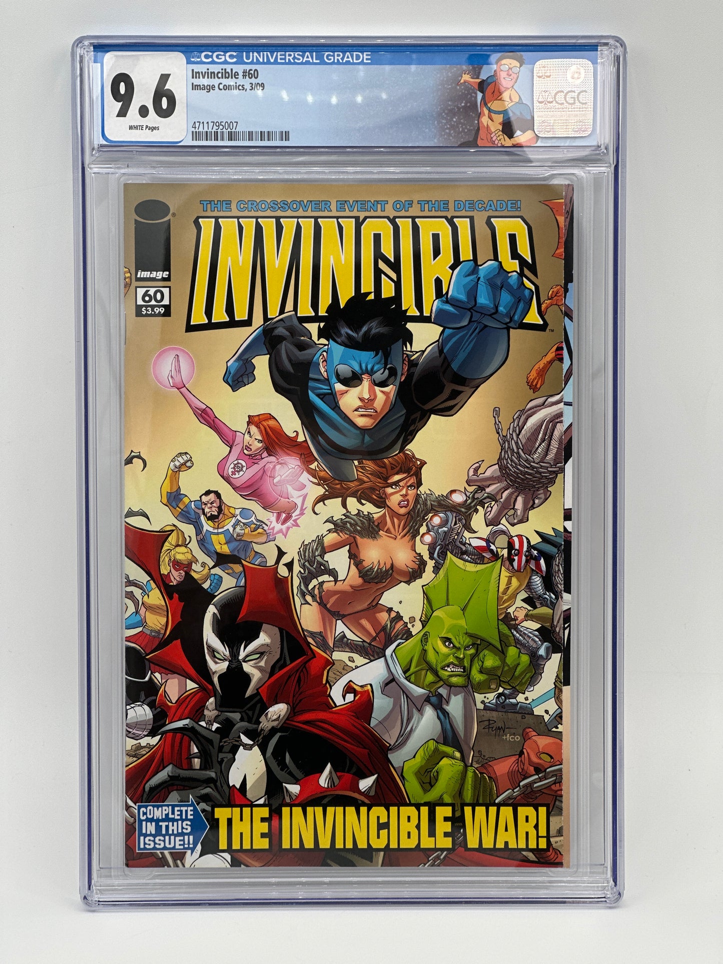 Invincible #60 CGC 9.6 Custom Label
