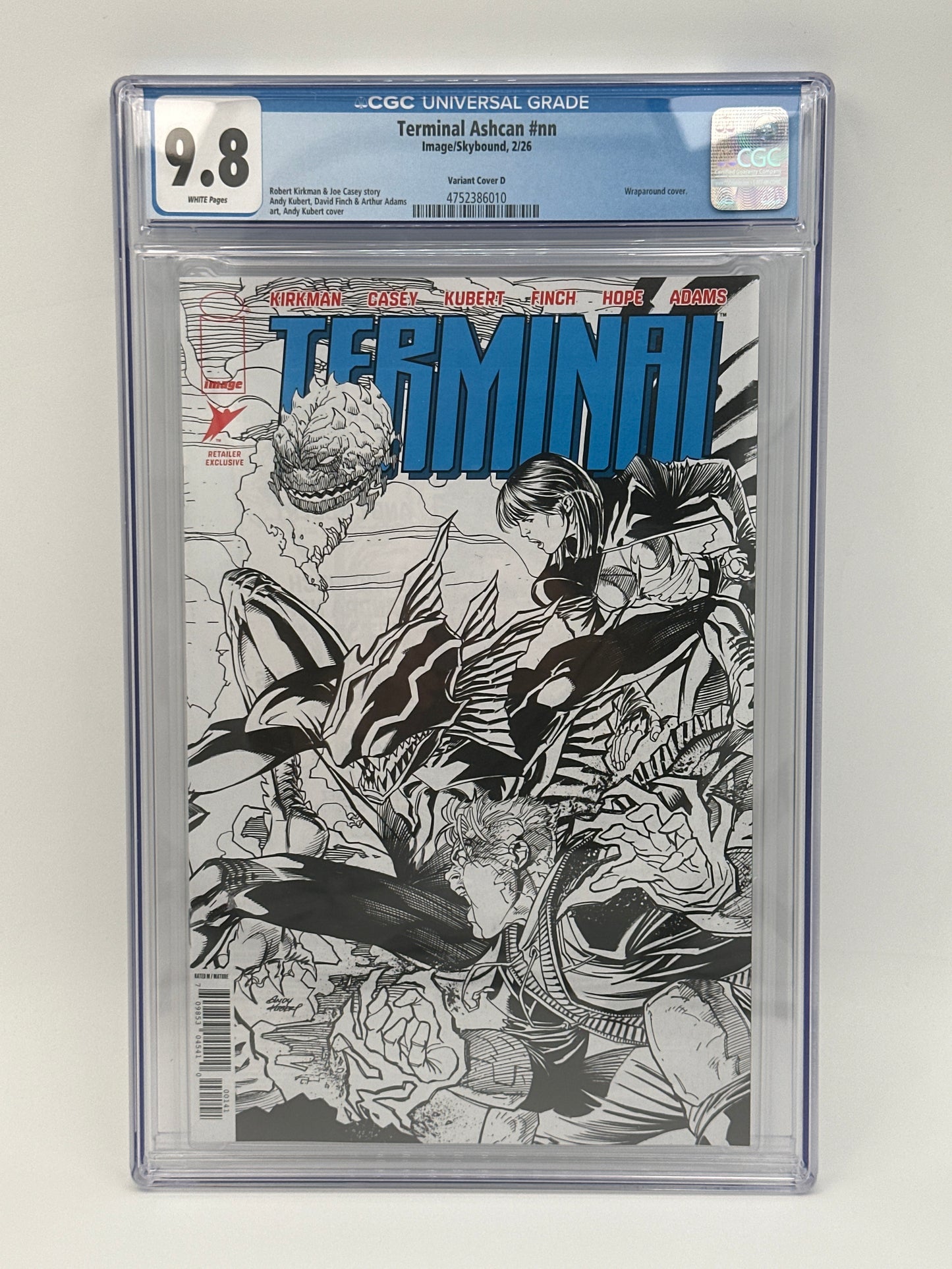 Terminal #1 Retailer Exclusive Ashcan Wraparound Set of 2 Covers C/D CGC 9.8
