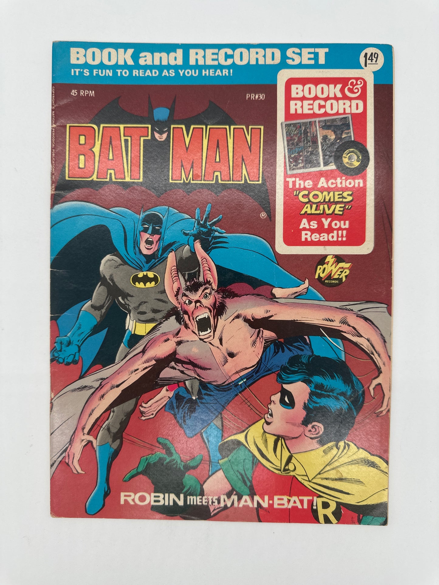 Batman Book and Record (Missing Record) FN