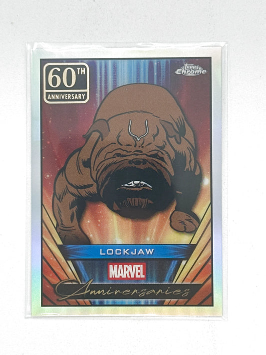 2025 Topps Marvel Chrome #000MA-08 Lockjaw Marvel Anniversaries