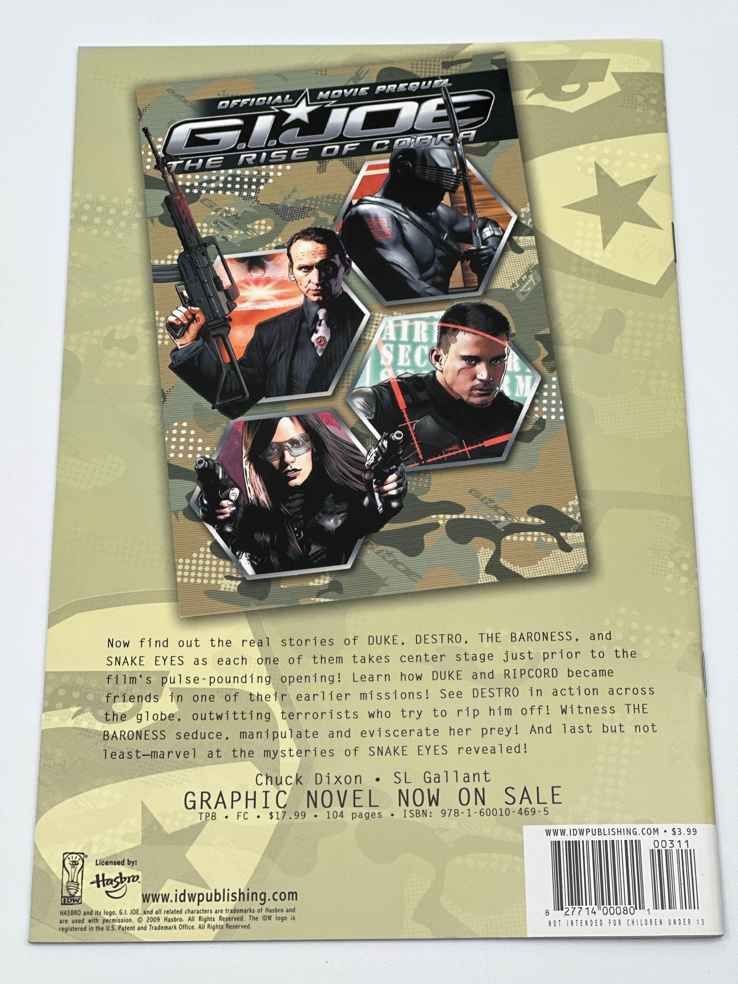 G. I. Joe: The Rise of Cobra Movie Adaptation #3 CVR B VF