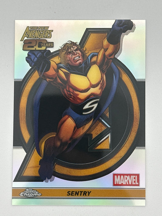 Marvel Topps Chrome Sentry 20 Years New Avengers Refractor