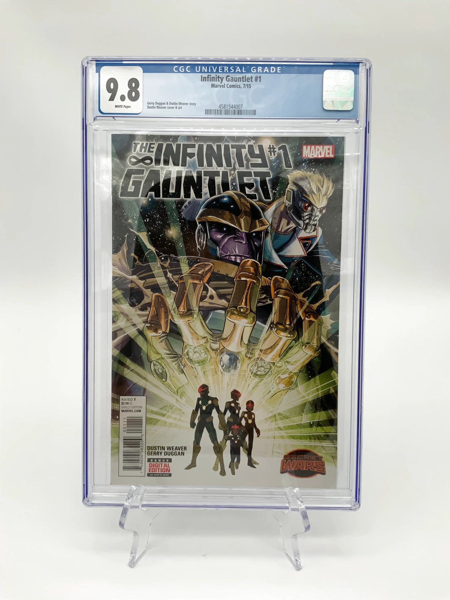 The Infinity Gauntlet #1 Vol. 2 CGC Graded