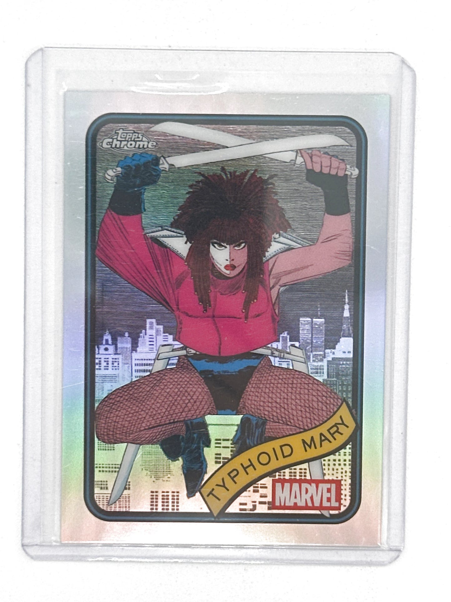 2025 Topps Marvel Chrome #123 Typhoid Mary Base Refractor
