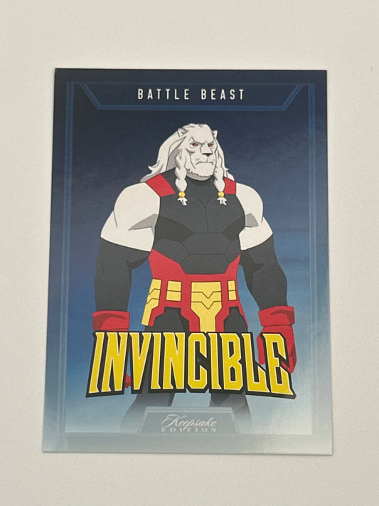 2025 Invincible Season 1 Keepsake Trading Card #137 Battle Beast Base Card