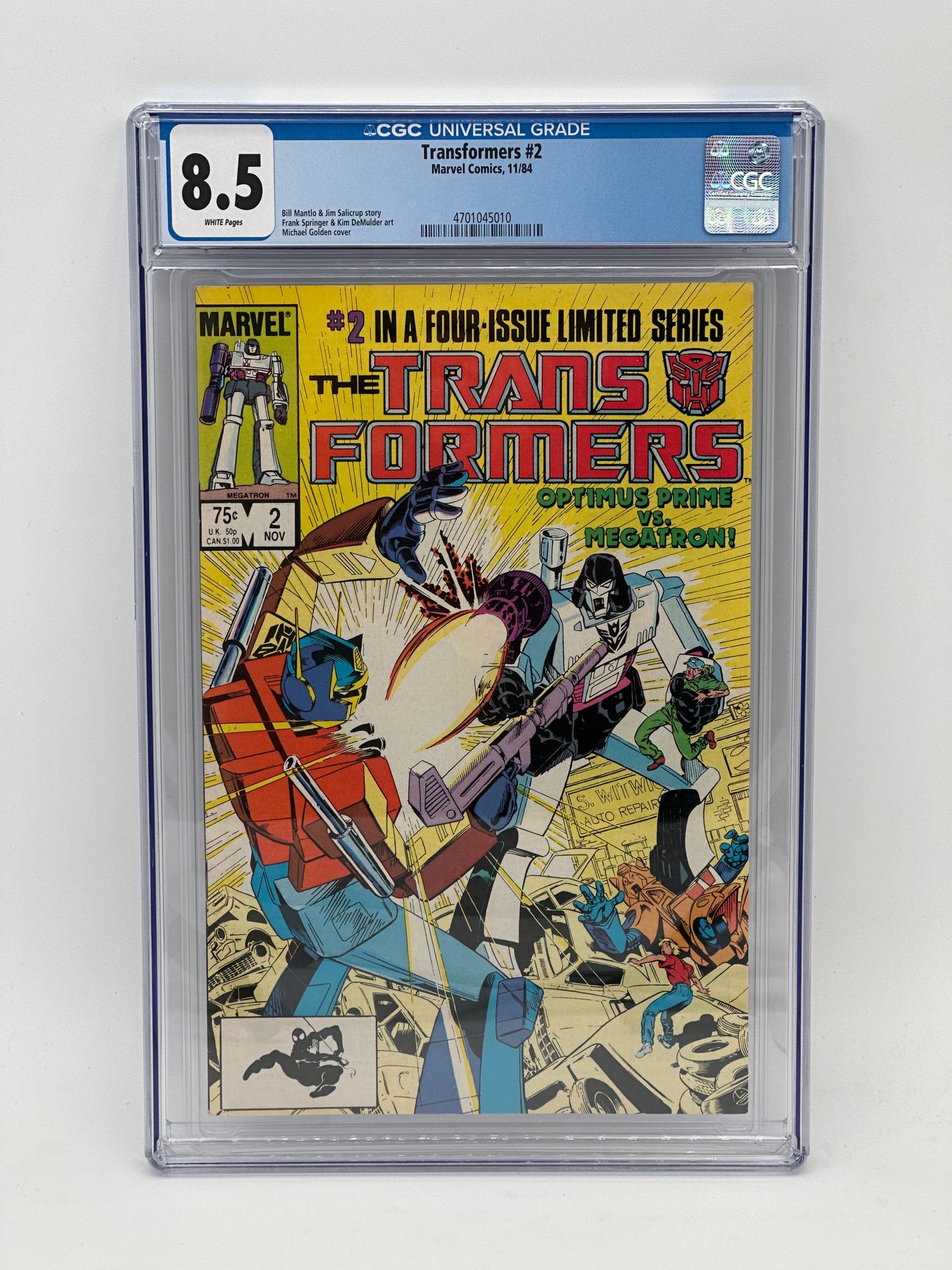 Transformers #2 CGC 8.5