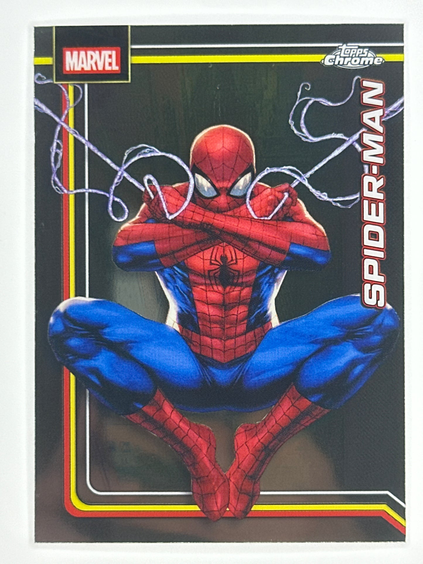 2026 Topps Marvel Chrome 163 Spider-Man Base Card