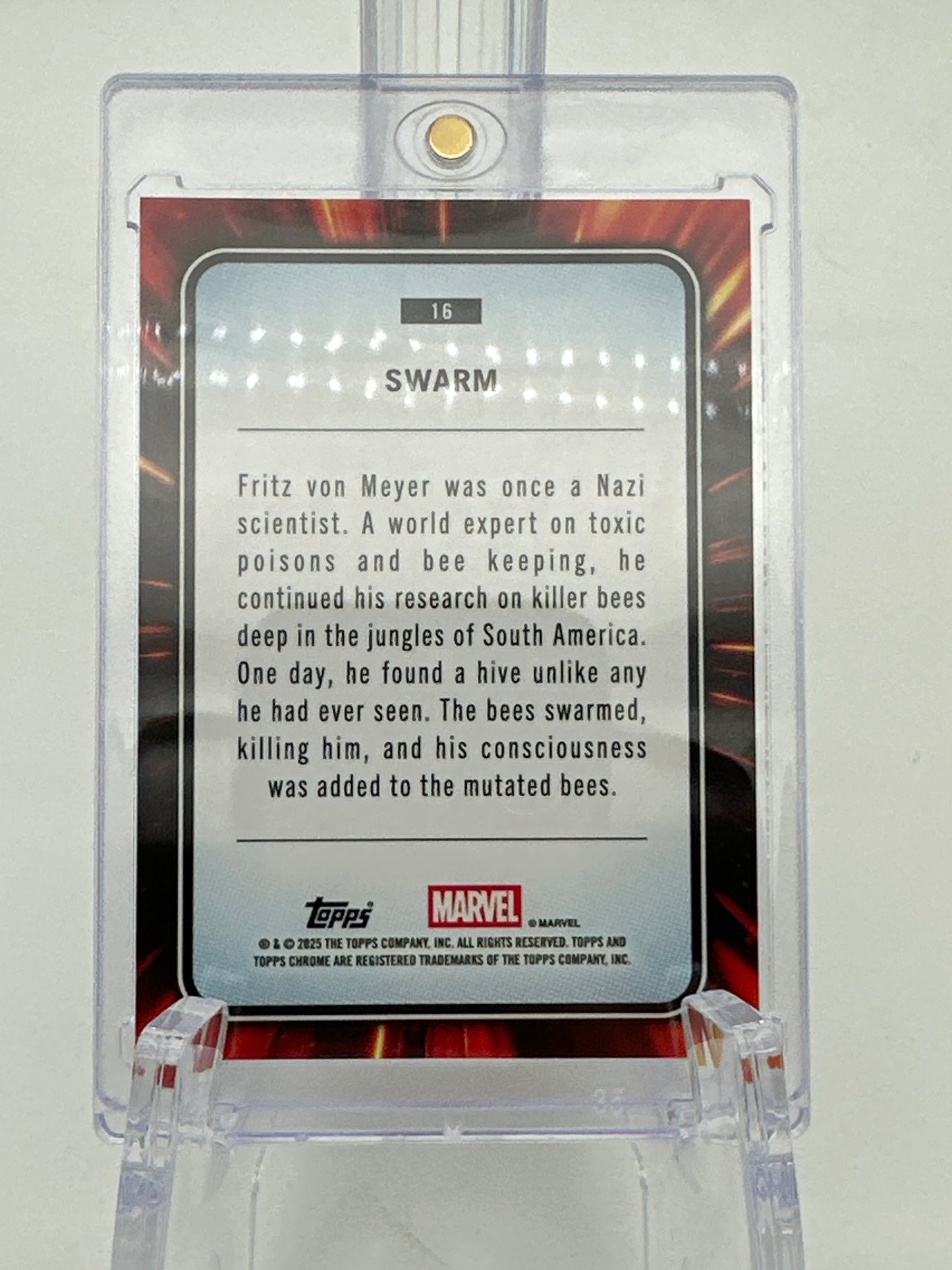 Marvel Topps Chrome Swarm Spider Web Refractor /399