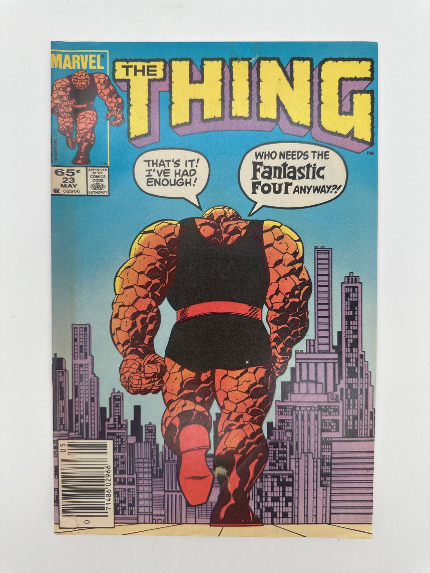 The Thing #23 Newsstand FN/VF