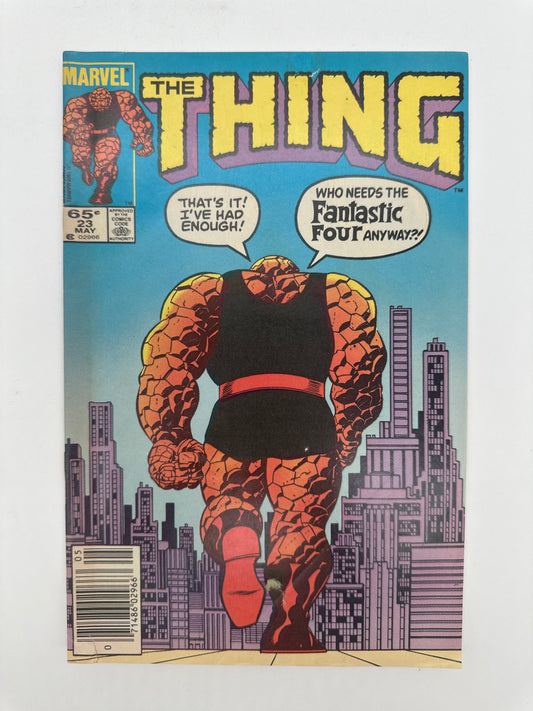 The Thing #23 Newsstand FN/VF