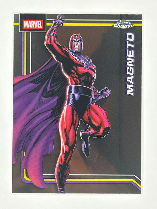 2026 Topps Marvel Chrome 074 Magneto Base Card