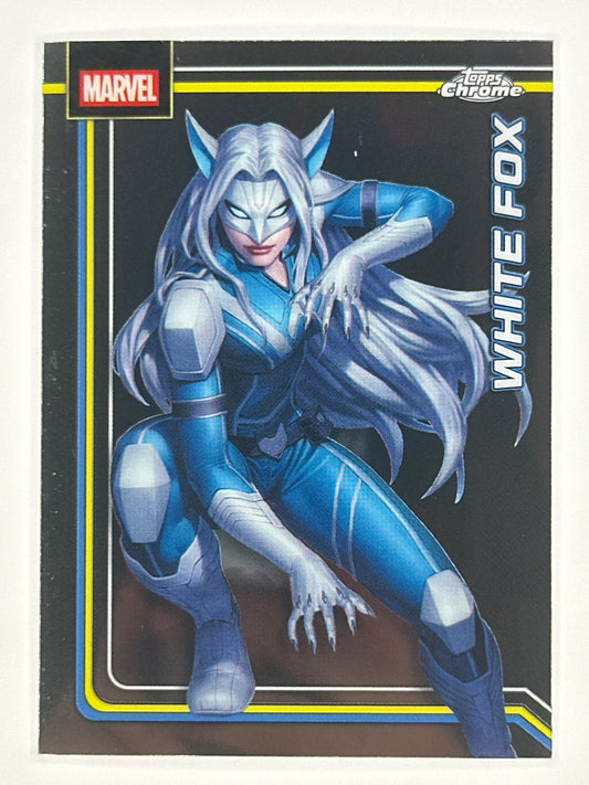 2026 Topps Marvel Chrome 196 White Fox Base Card