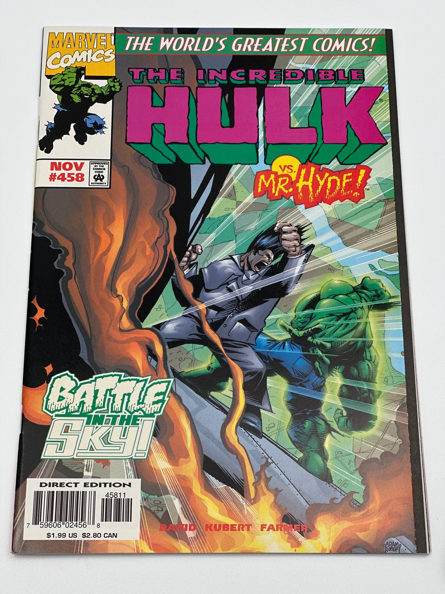 The Incredible Hulk #458 CVR A VF/NM
