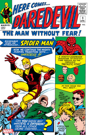DAREDEVIL #1 FACSIMILE EDITION POSTER 24x36