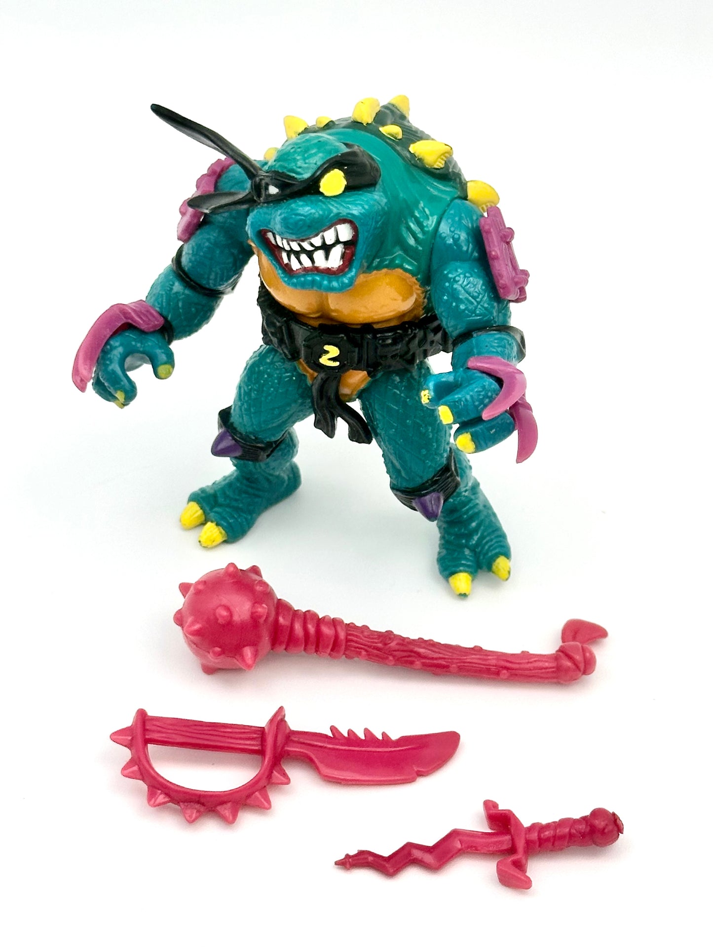 Vintage 1990 TMNT Slash Action Figure – Playmates Teenage Mutant Ninja Turtles