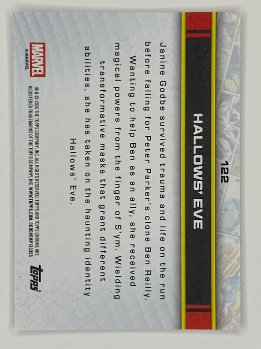 2026 Topps Marvel Chrome 122 Hallows' Eve Base Card