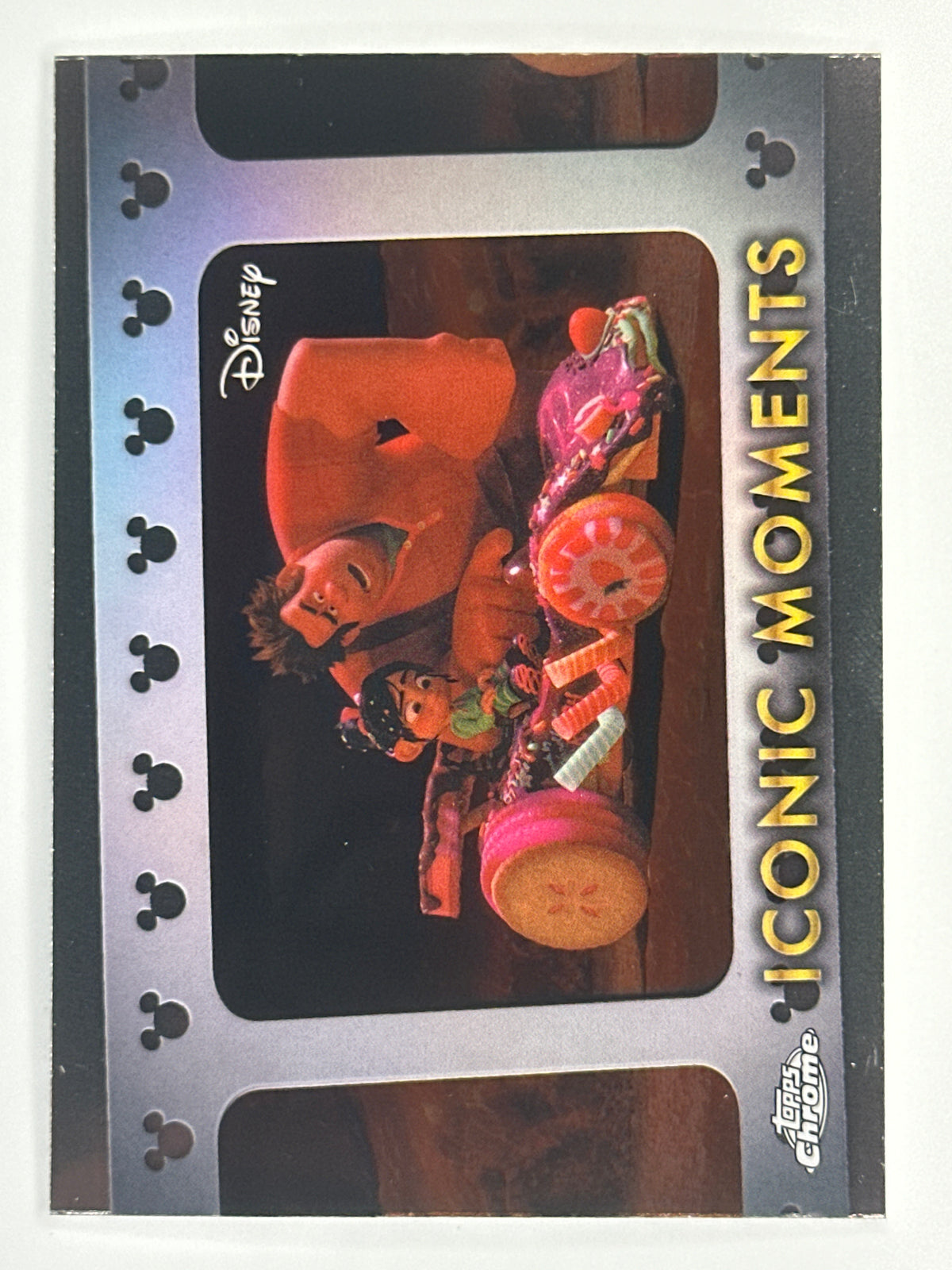 2025 Topps Disney Chrome IM-04 Vanellope's Driving Lesson Iconic Moments Refractor Card