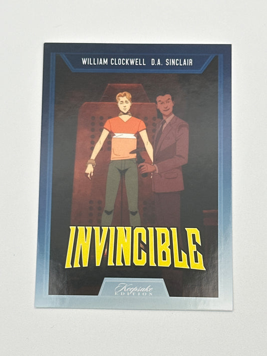 2025 Invincible Season 1 Keepsake Trading Card #104 William Clockwell / D.A. Sinclair Base Card