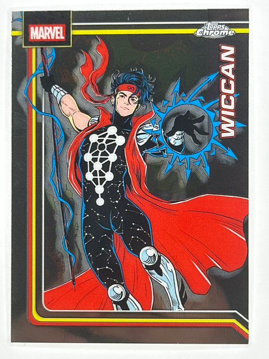 2026 Topps Marvel Chrome 198 Wiccan Base Card