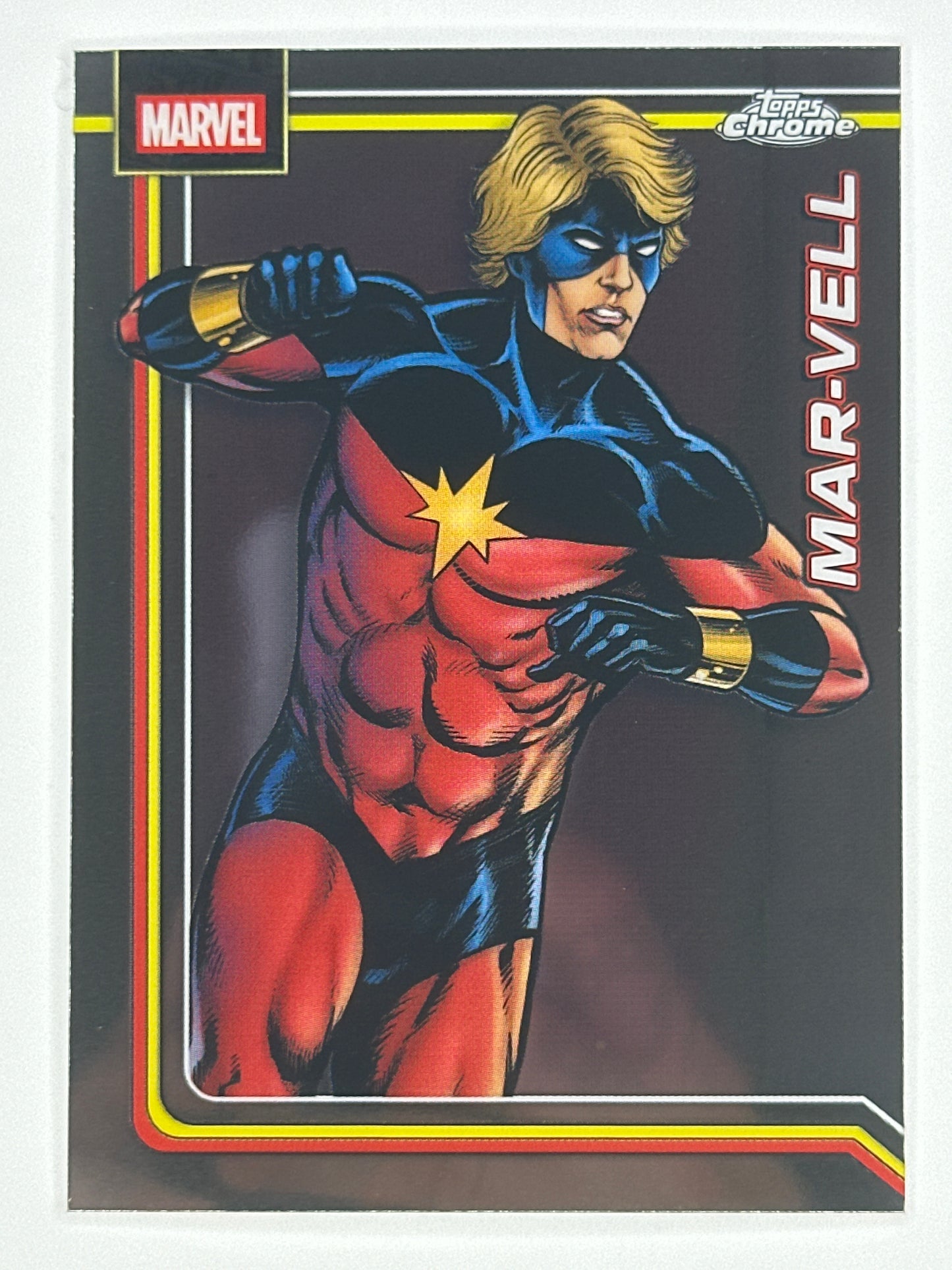 2026 Topps Marvel Chrome 135 Mar-vell Base Card