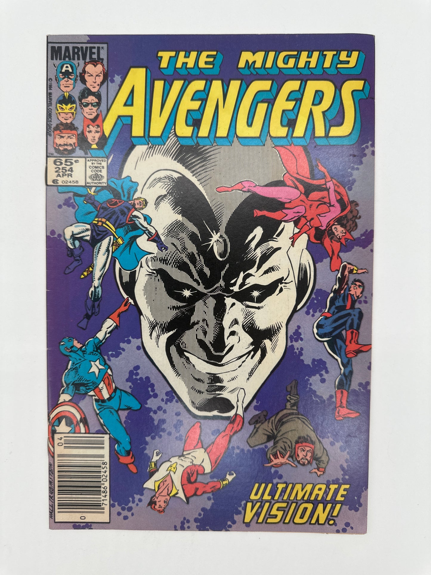 The Avengers #254 Newsstand VF