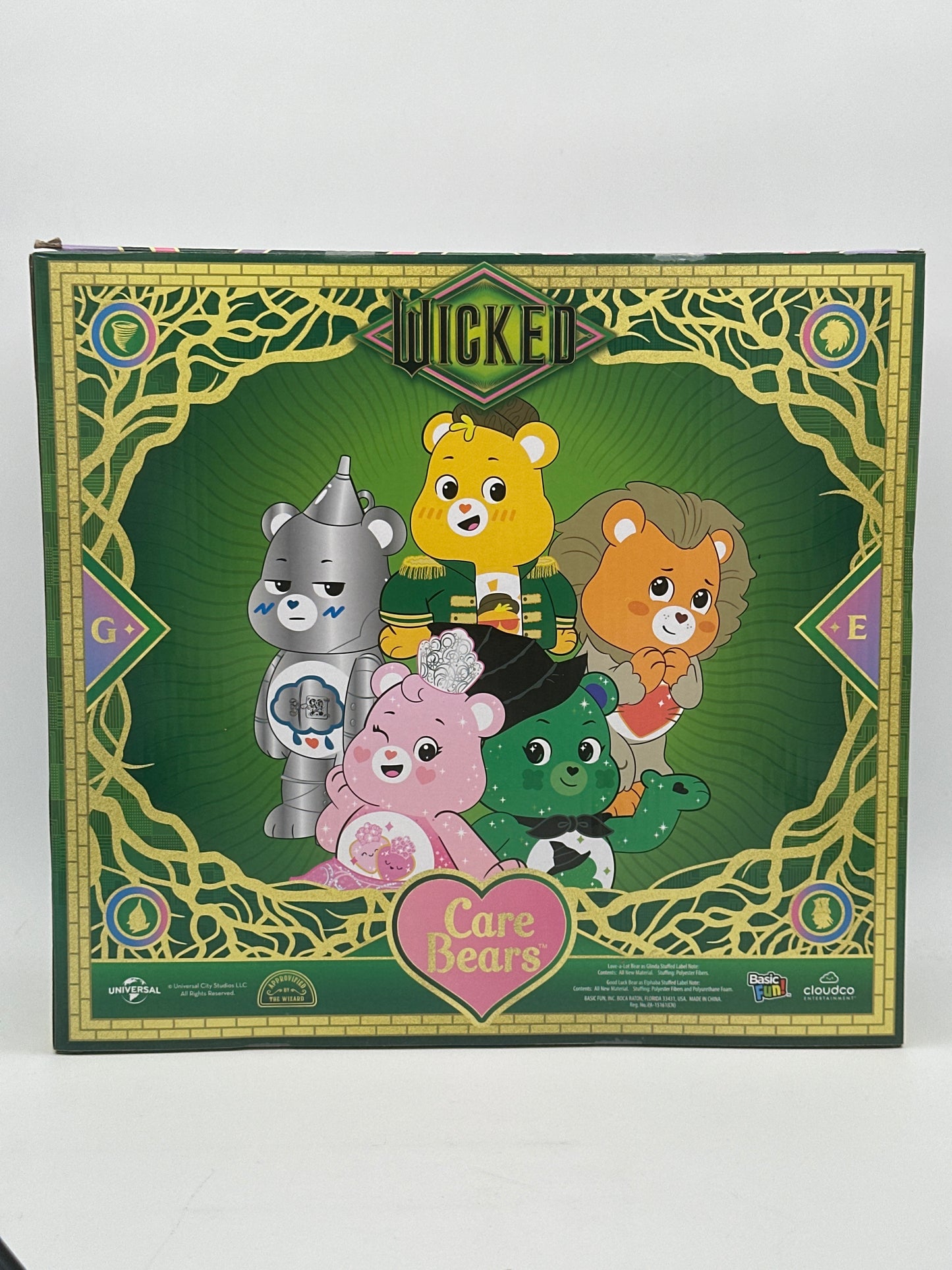 Care Bears X Wicked 2 Pack -  Love-a-Lot & Good Luck Bears (Damaged Box)