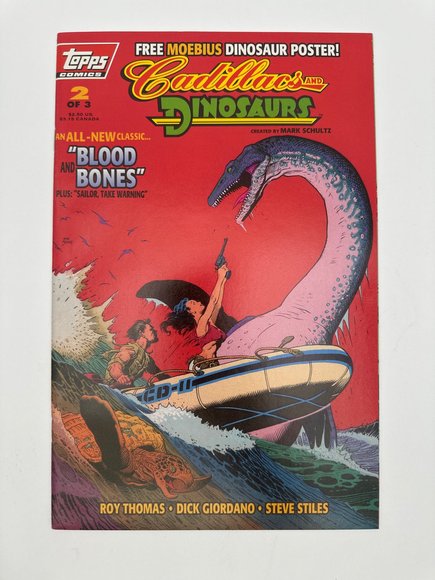 Cadillacs and Dinosaurs #2 Special Collectors Edition With Poster NM