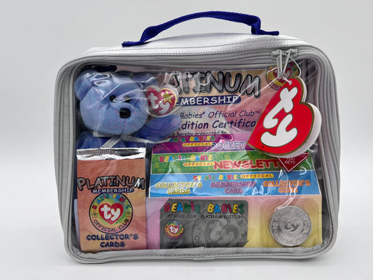 TY Beanie Baby Platinum Official Club Membership Kit