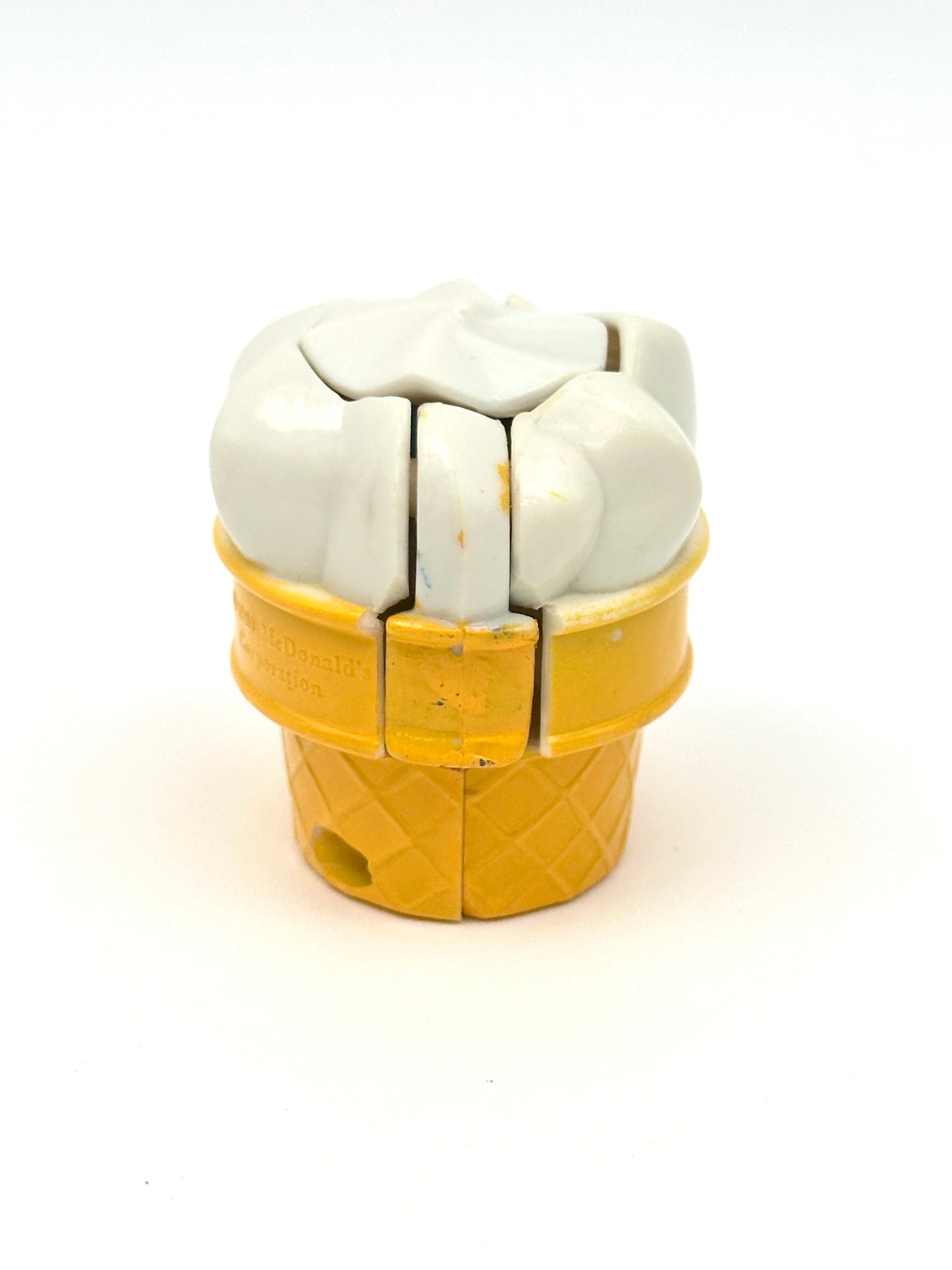 1991 McDonald's McDino Changeables McDino Cone Transforming Toy