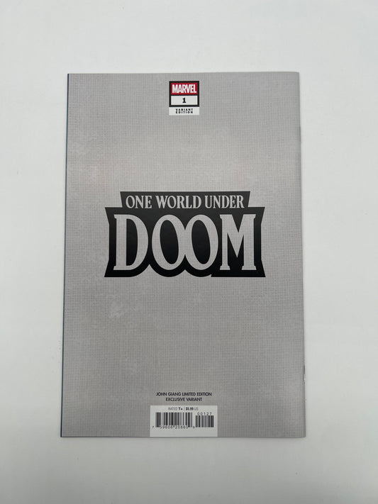 One World Under Doom #1 John Giang Negative Bleed