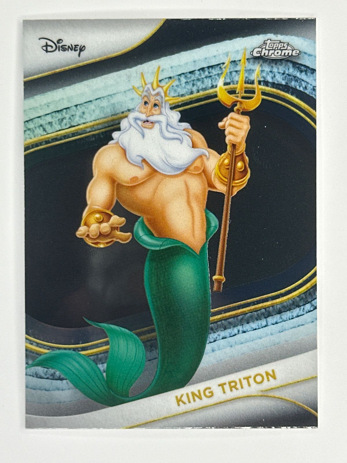 2025 Topps Disney Chrome 061 King Triton Base Card