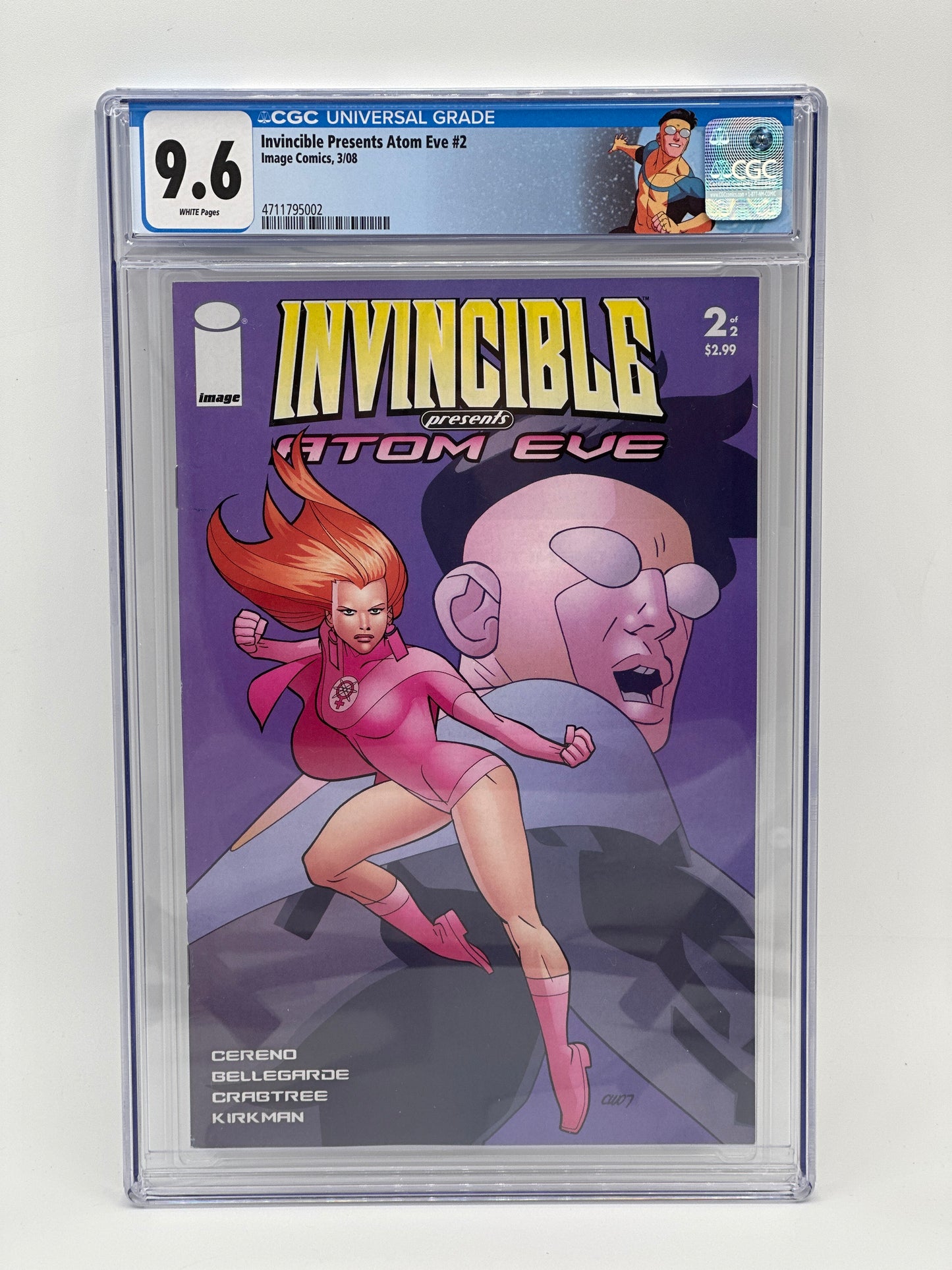 Invincible Presents: Atom Eve #2 CGC 9.6 Custom Label