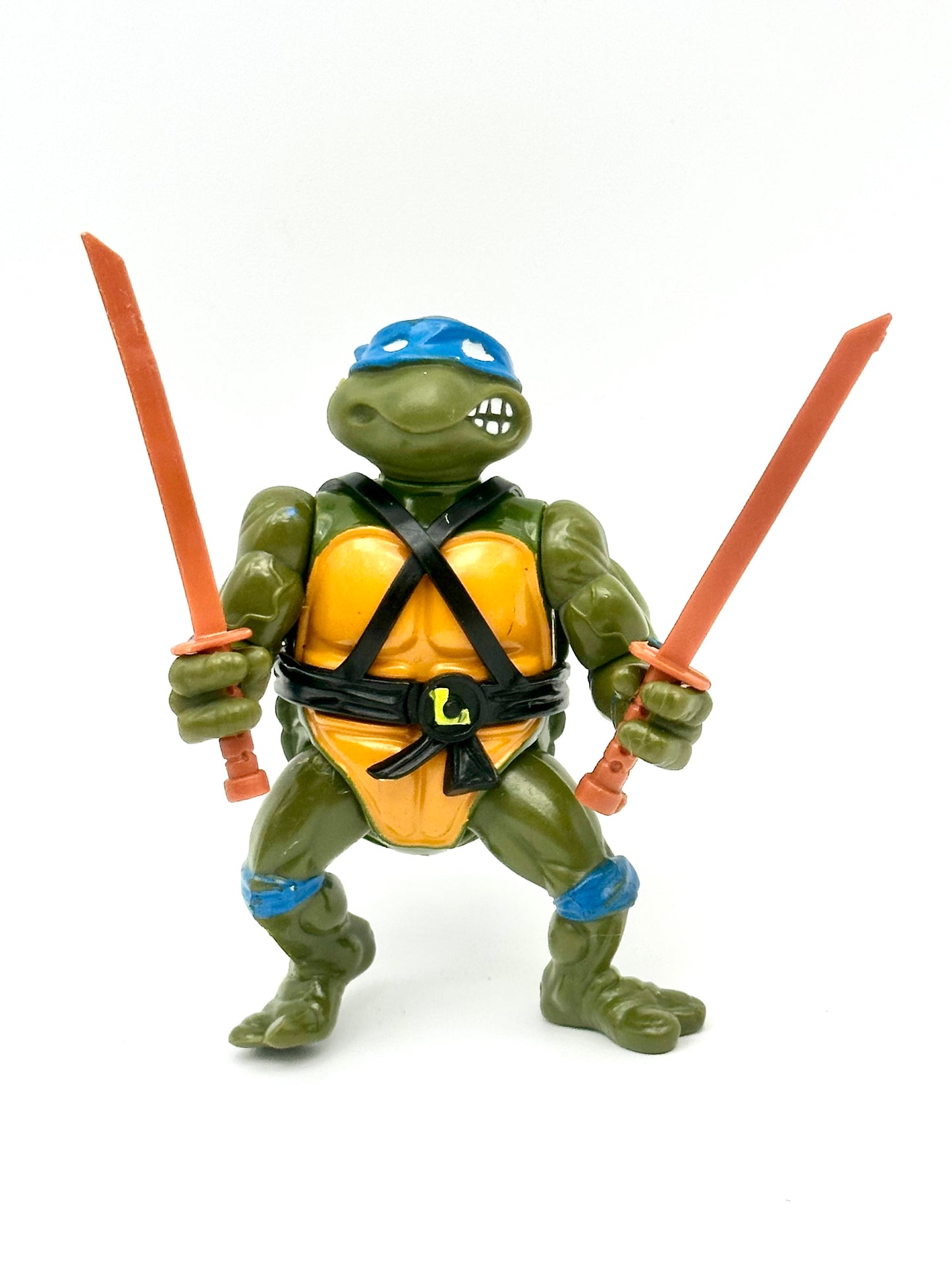 Vintage 1988 TMNT Leonardo Action Figure – Playmates Teenage Mutant Ninja Turtles