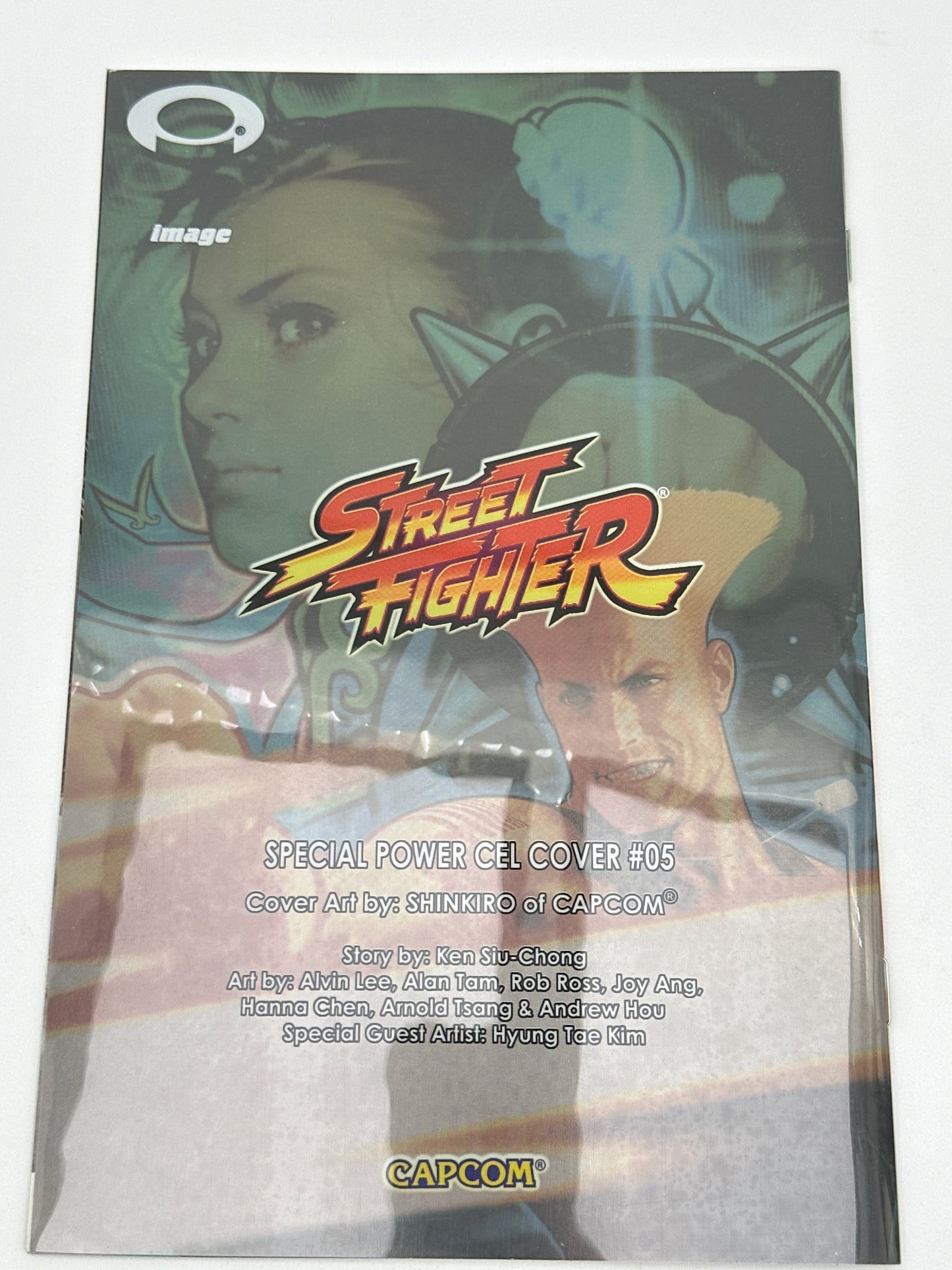 Street Fighter #5 Special Power Cel Cover NM