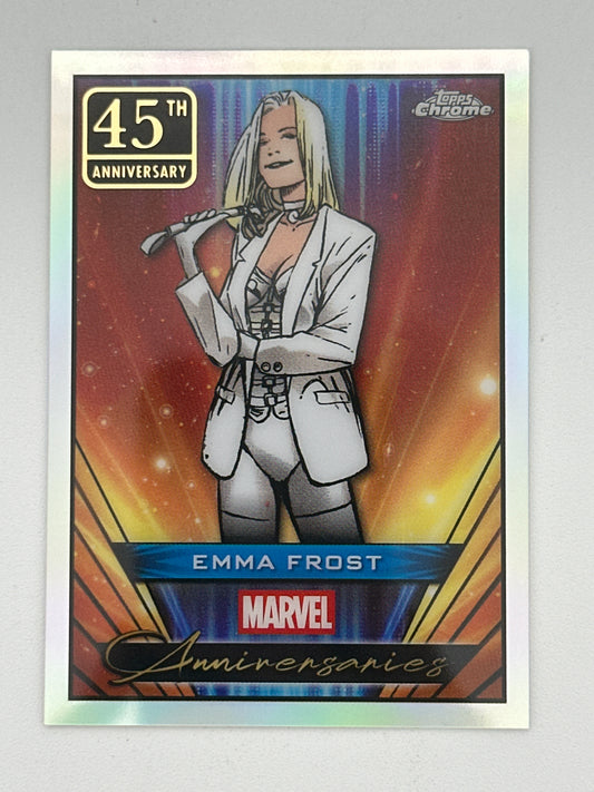 Marvel Topps Chrome Anniversaries Emma Frost
