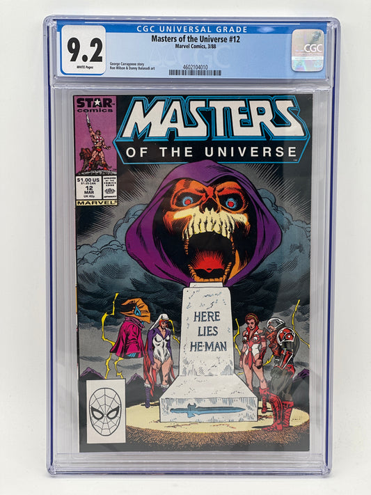 MASTERS OF THE UNIVERSE #12 GRADED CGC 9.2