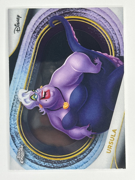 2025 Topps Disney Chrome 062 Ursula Base Card