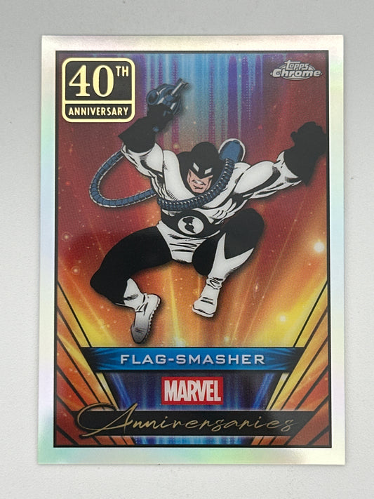 Marvel Topps Chrome Anniversaries Flag-Smasher