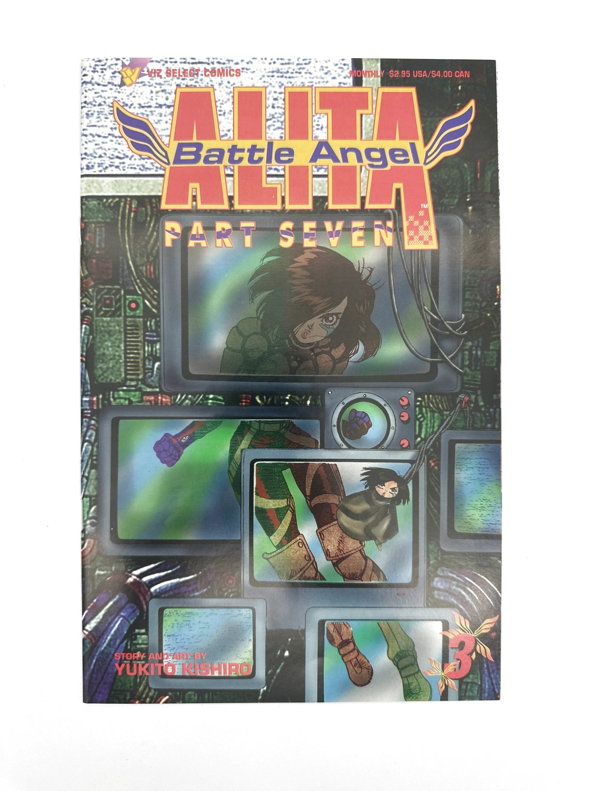A manga comic book with an anime character on the cover