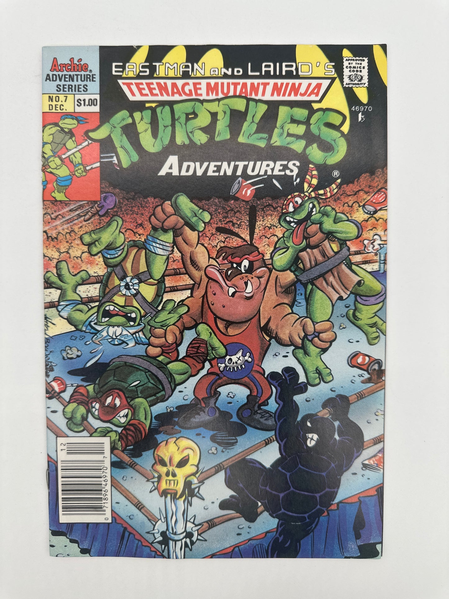 Teenage Mutant Ninja Turtles Adventures #7 Newsstand FN/VF