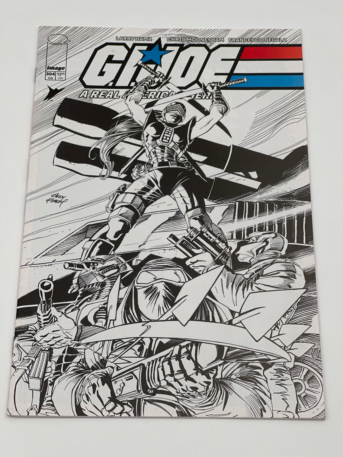 GI JOE A REAL AMERICAN HERO #304 CVR B KUBERT VAR NM