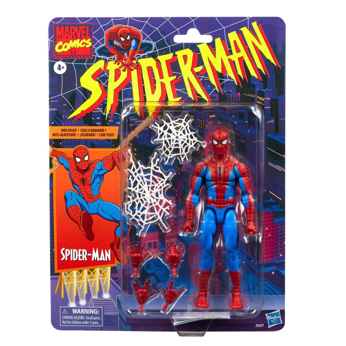 Marvel Legends Spider-Man Cel-Shaded Retro Collection 6-Inch Action Figure by Hasbro