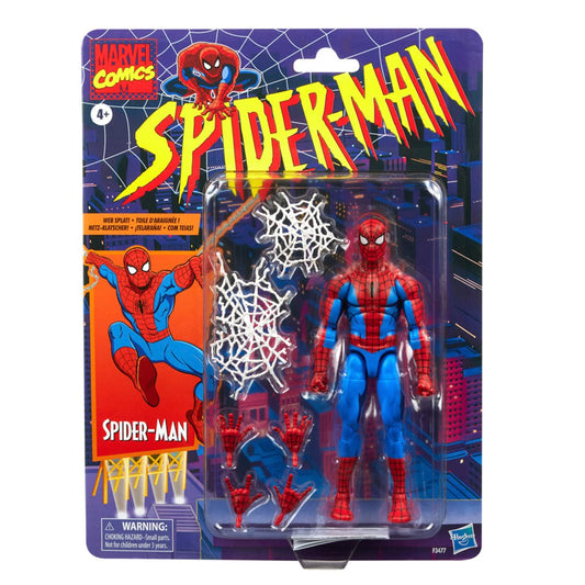 Marvel Legends Spider-Man Cel-Shaded Retro Collection 6-Inch Action Figure by Hasbro