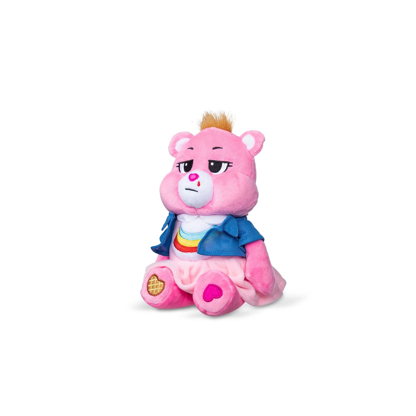 Netflix - Care Bears x Stranger Things Cheer Bear as Eleven, Fun Size Plush
