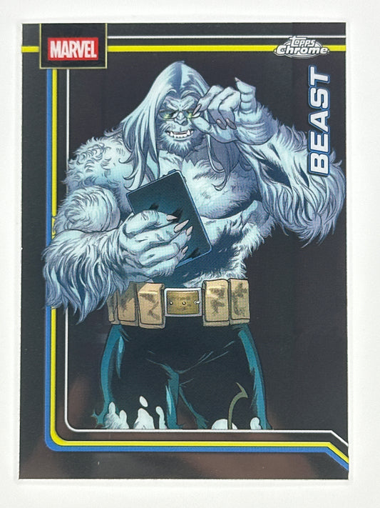 2026 Topps Marvel Chrome 010 Beast Base Card