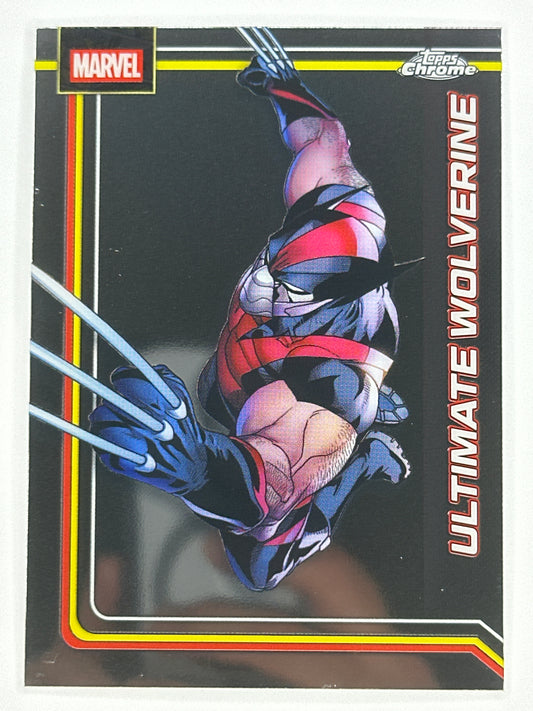 2026 Topps Marvel Chrome Ultimate Wolverine Base Card