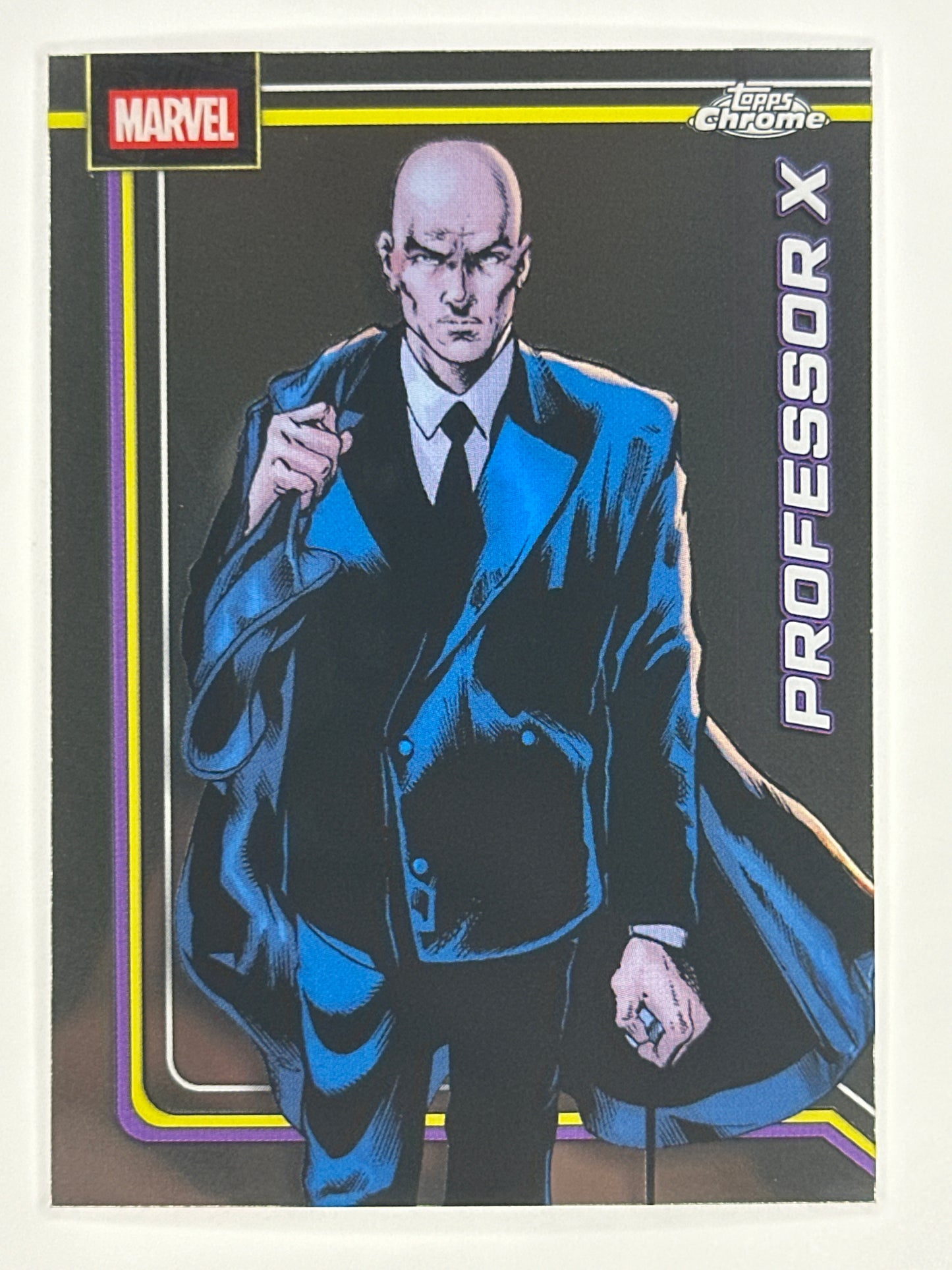2026 Topps Marvel Chrome 091 Professor X Base Card