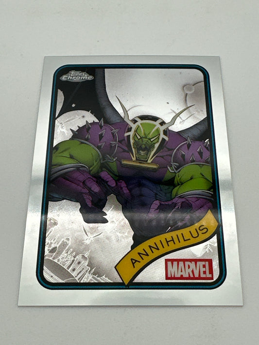 Marvel Topps Chrome Annihilus Base