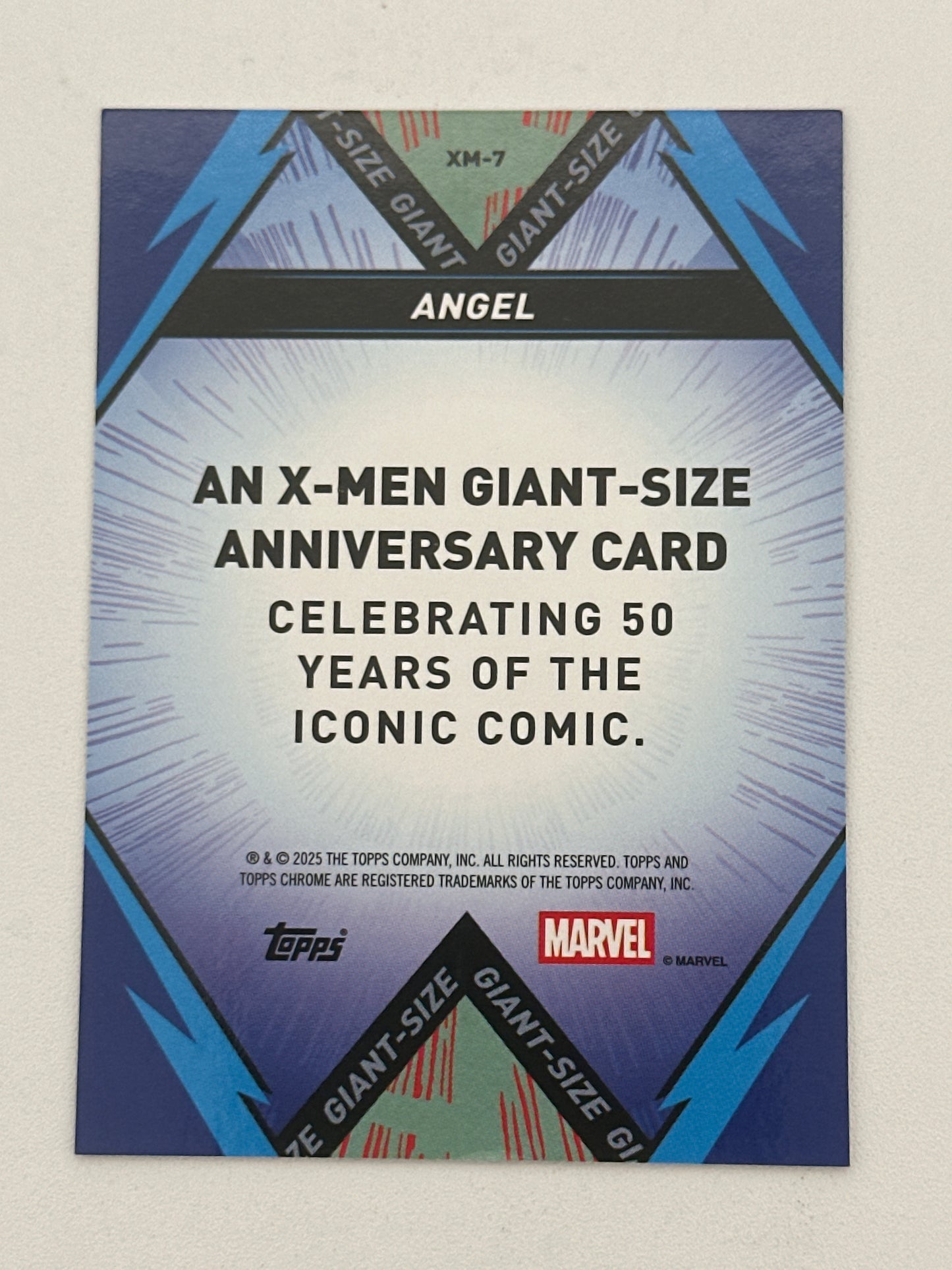 Marvel Topps Chrome Angel X-Men Giant-Sized 50 Years
